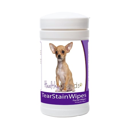 Healthy Breeds Chihuahua Tear Stain Wipes 840235152309